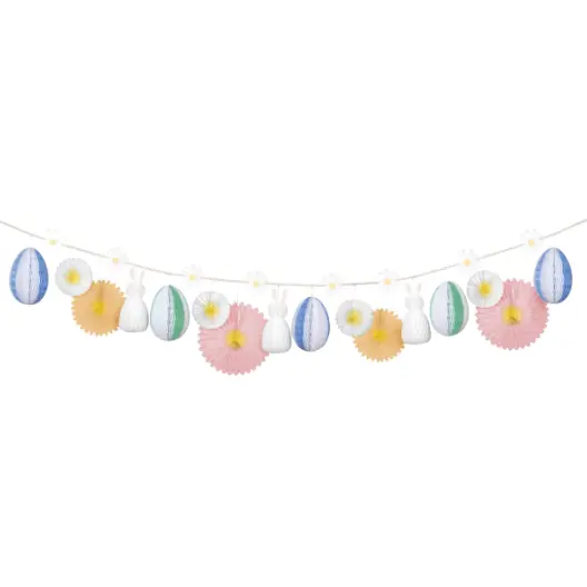 Honeycomb Easter Bunny Garland 1