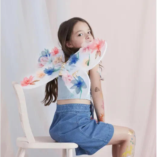 Organza Flower Wings & Wand 1