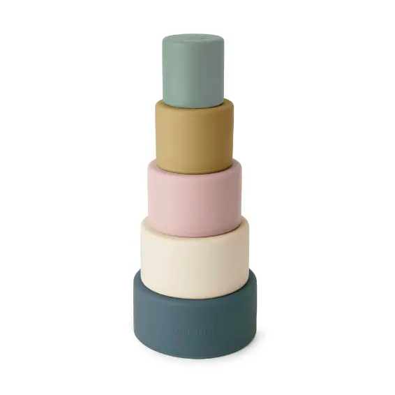 Vanja Silicone Stacking Tower Various Colours 2
