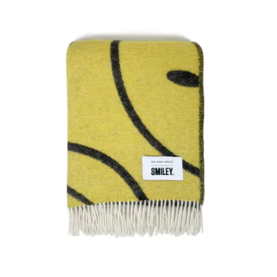 Smiley Blanket Various Colours 2