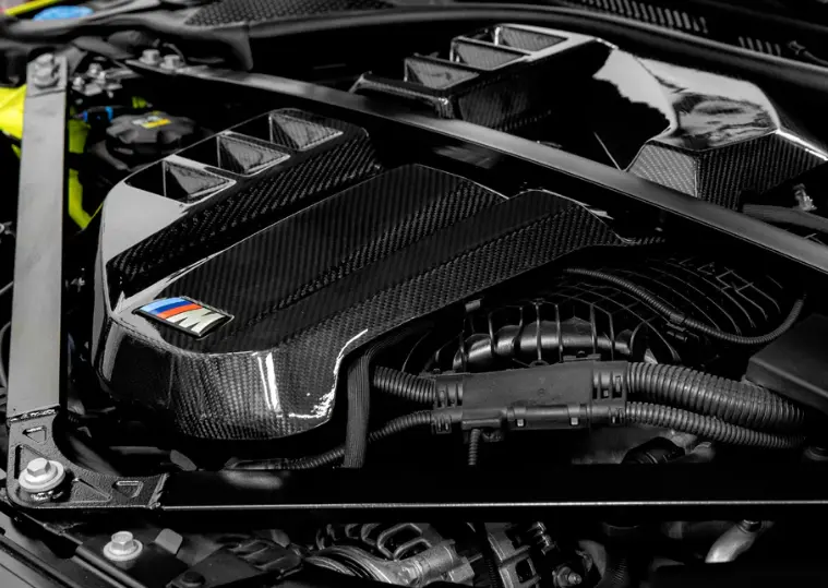 Plm Dry Carbon Fiber Engine Cover - Bmw G80 G82 M3 M4 1