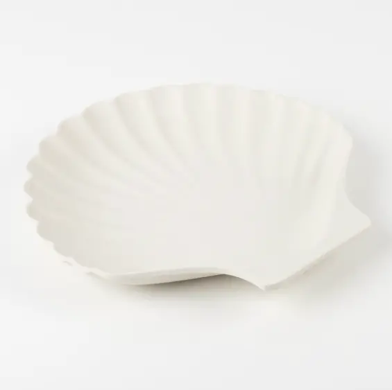 Reusable Bamboo Shell Plates - Natural 1