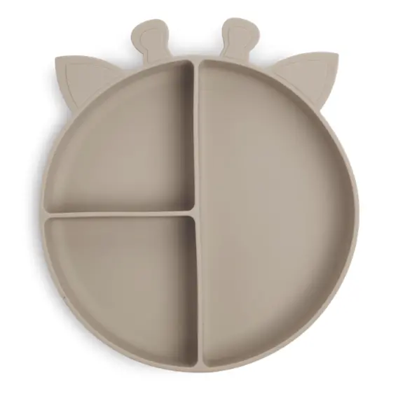 Orla Silicone Divided Plate Giraffe Various Colours 2