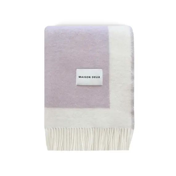 Colorblock Blanket No.1 - Purple 1