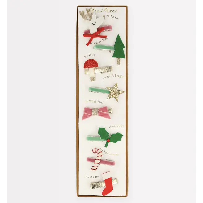 Christmas Icon Hair Clips 1