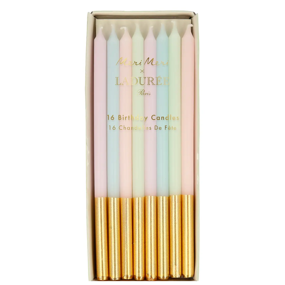 Laduree Paris Gold Dipped Candles 1