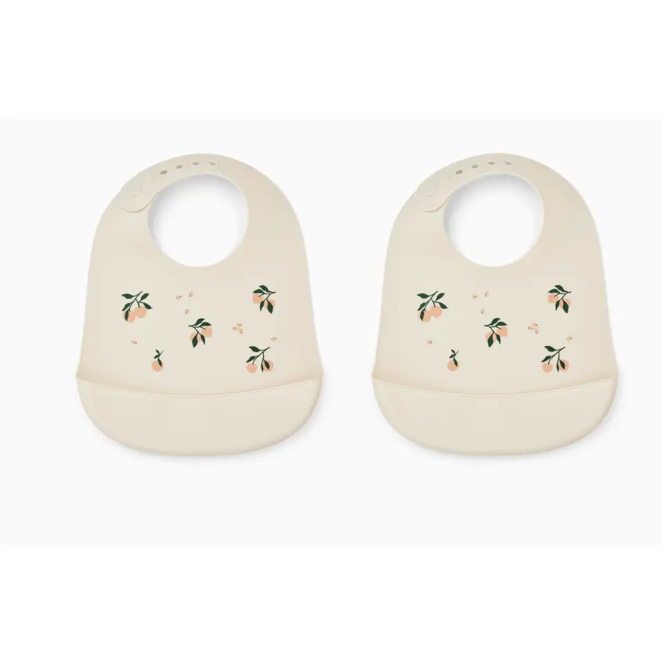 Tilda Silicone Bib 2 Pack Various Colours 1