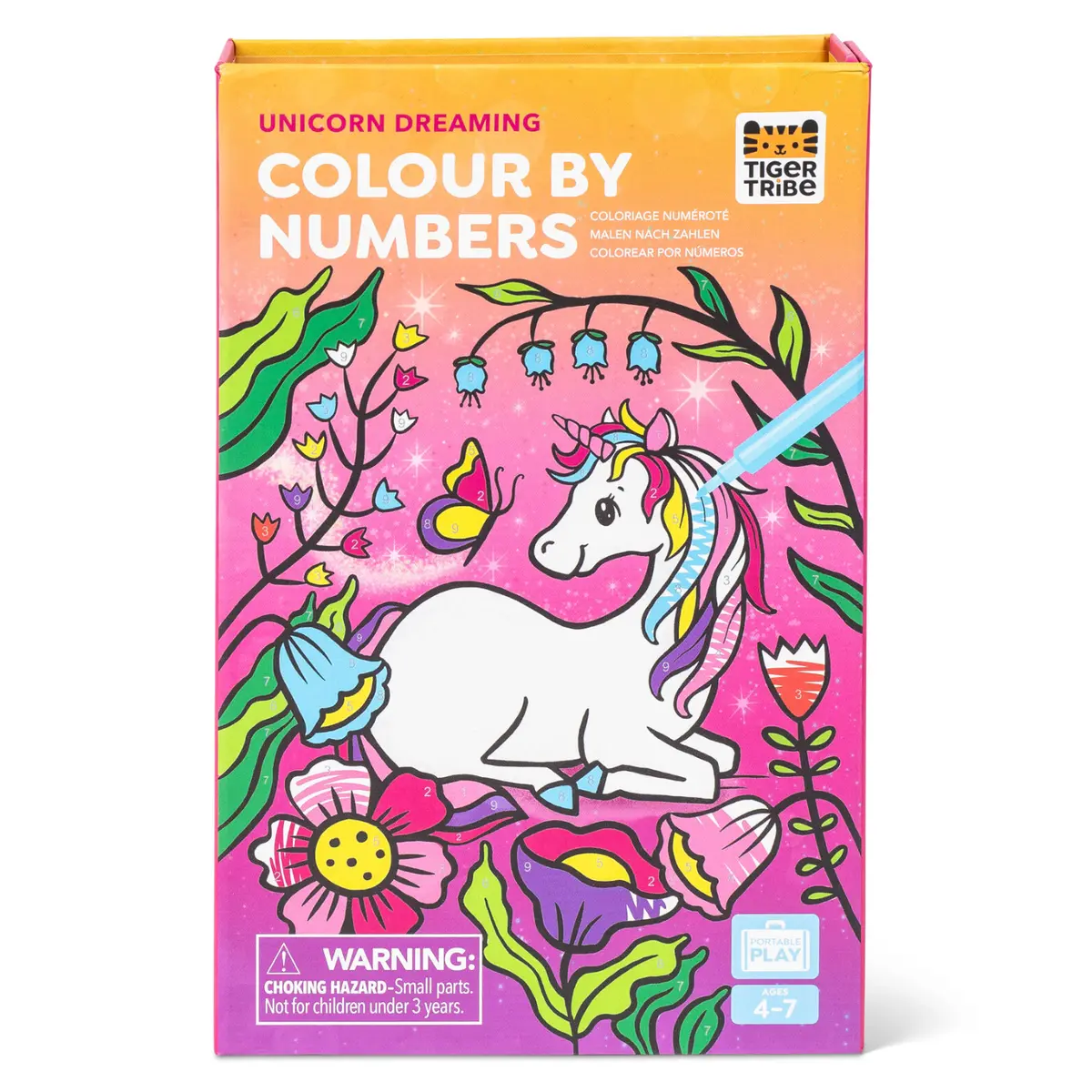 Colour By Numbers - Unicorn Dreaming 1
