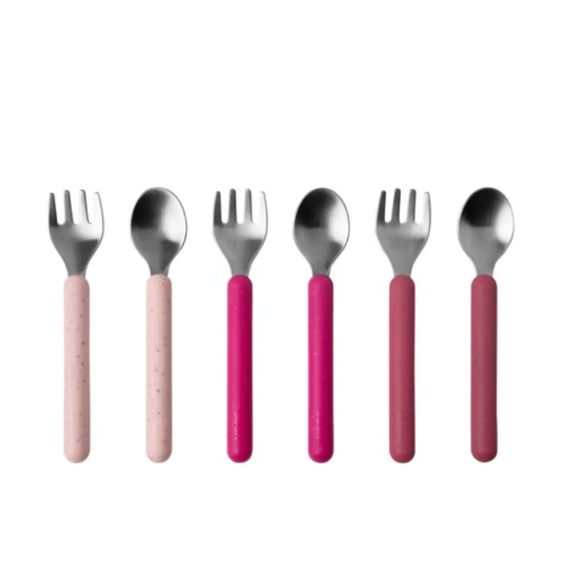 Stainless-Steel Toddler Utensils Various Colours 1