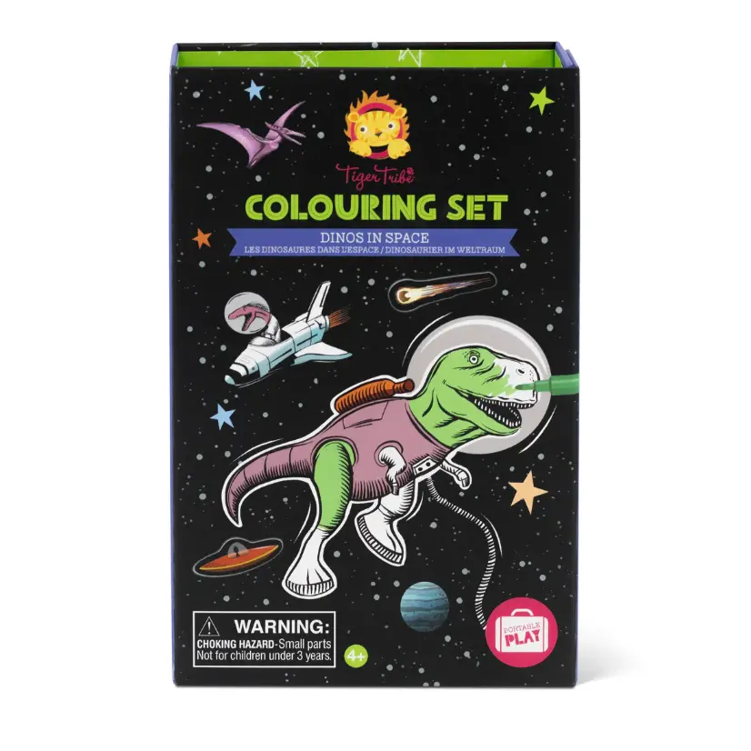 Colouring Set - Dinos In Space 1