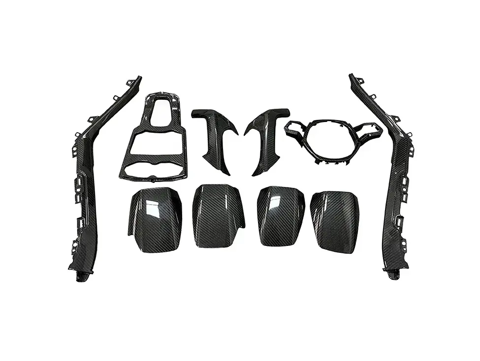 Carbon Fiber Interior Trim Replacement Set For Lamborghini Huracan 1