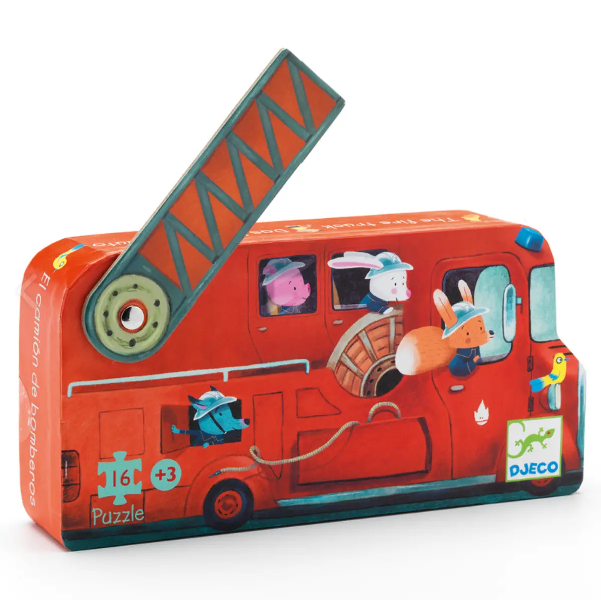 The Fire Truck 16Pc Silhouette Puzzle 1
