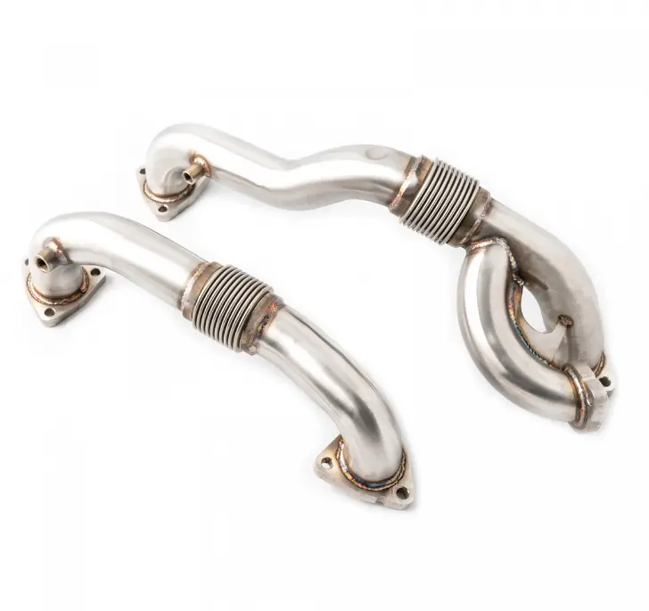 Rudy's Heavy Duty Thick Wall Stainless Up Pipes For 08-10 Ford 6.4L Powerstroke 1