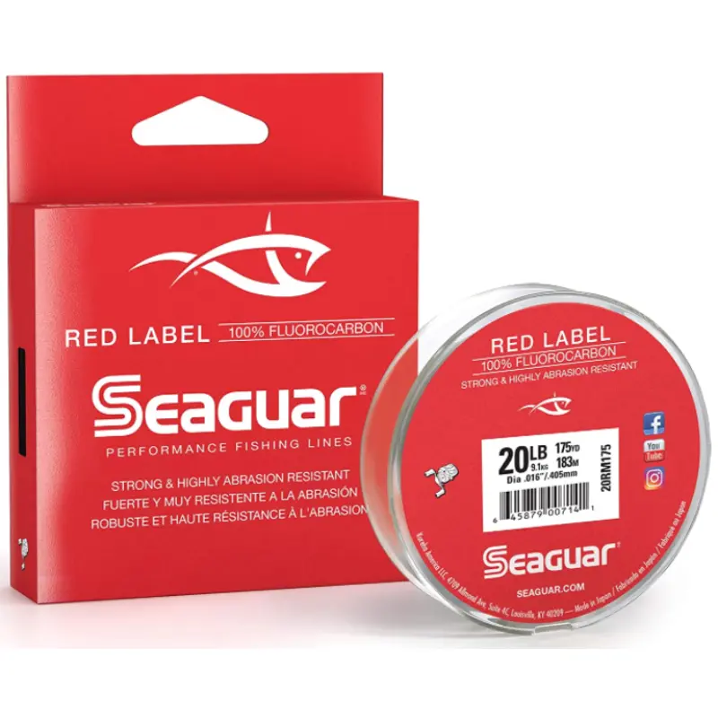 Seaguar Red Label Fluorocarbon Fishing Line - 200 Yd 1