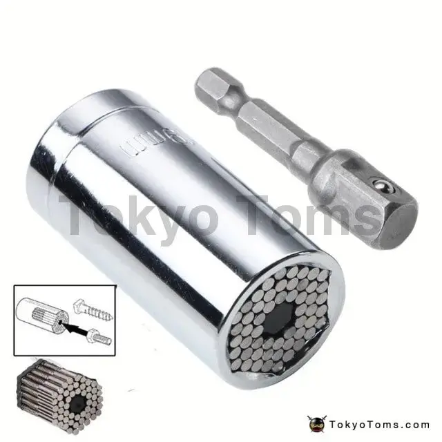 Universal Socket 2 Piece/Set Universal Adjustable Torque Ratchet Socket Wrench 1