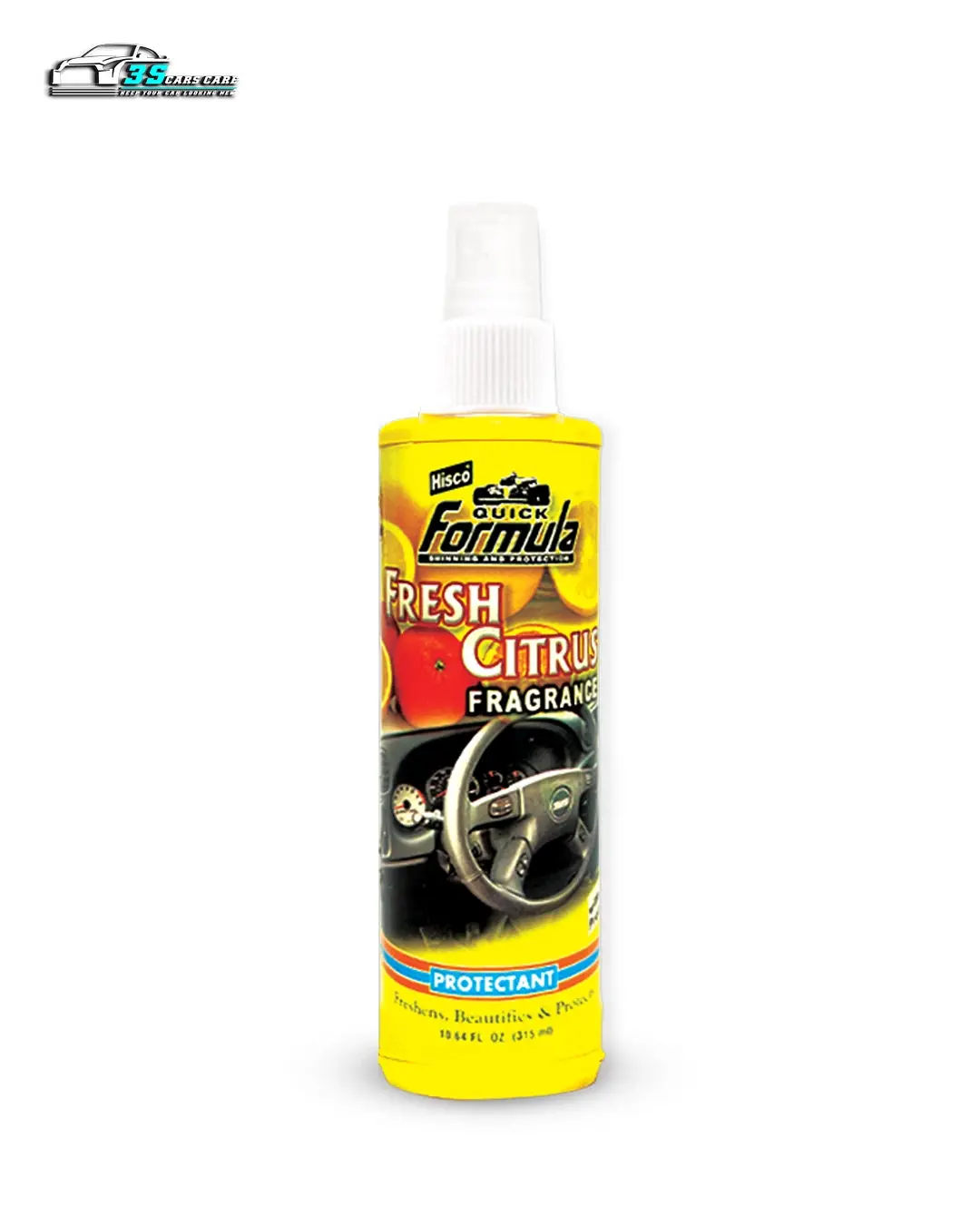 Shine Protects & Protectant – Fresh Citrus | Vinyl, Rubber, Plastic & Leather Care – 315Ml | Formula | (Hisco) 1