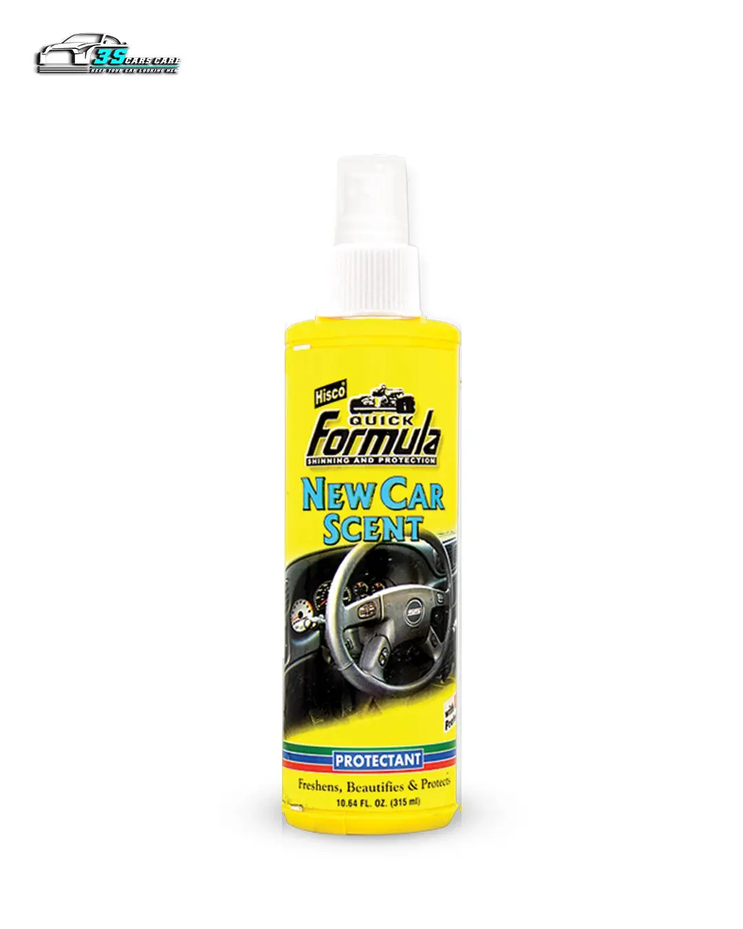 Shine Protects & Protectant – New Car Scent | Vinyl, Rubber, Plastic & Leather Care – 315Ml | Formula | (Hisco) 1