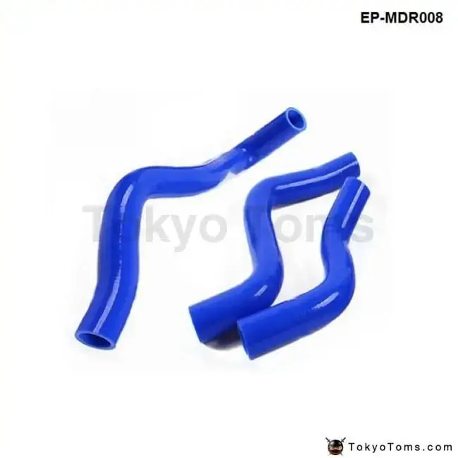 Silicone Intercooler Radiator Hose Kit High Temp Piping For Mazda Rx8 Se3p (3Pcs) 1