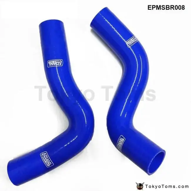 Silicone Intercooler Turbo Radiator Hose Kit For Subaru Forester Sf 97-02 (2Pcs) Epmsbr008 1