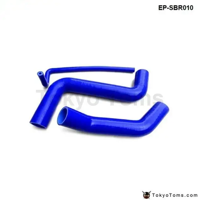 Silicone Intercooler Turbo Radiator Hose Kit For Subaru Forester Sh 08+ (3Pcs) 1