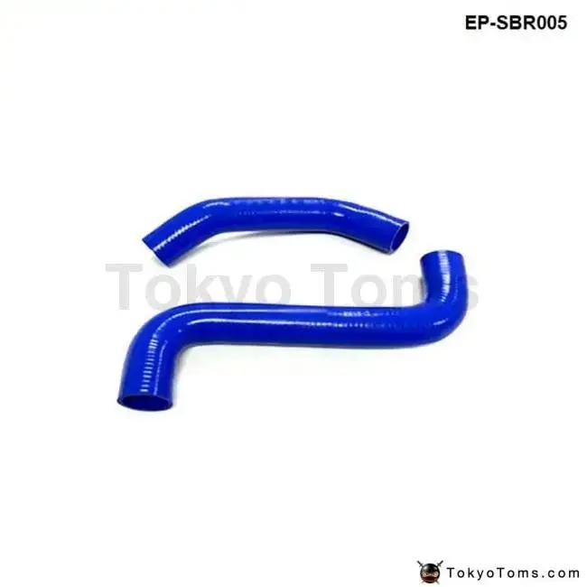 Silicone Intercooler Turbo Radiator Hose Kit For Subaru Impreza Wrx Sti Gdb Ej20 00-07 (2Pcs) 1