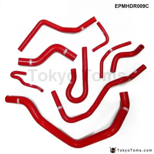 Silicone Intercooler Turbo Radiator Hose Kit High Temp Piping For Honda Civic Eg Ek 92-00 (9 Pcs) Epmhdr009c 1