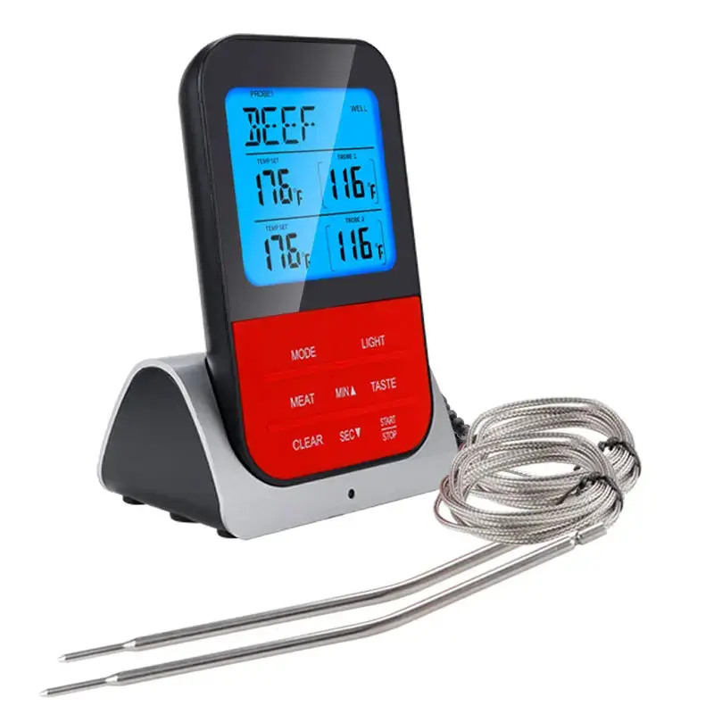 Silver Ts-K33 Meat Thermometer Wireless Instant Read Kitchen Oven Thermometer 1