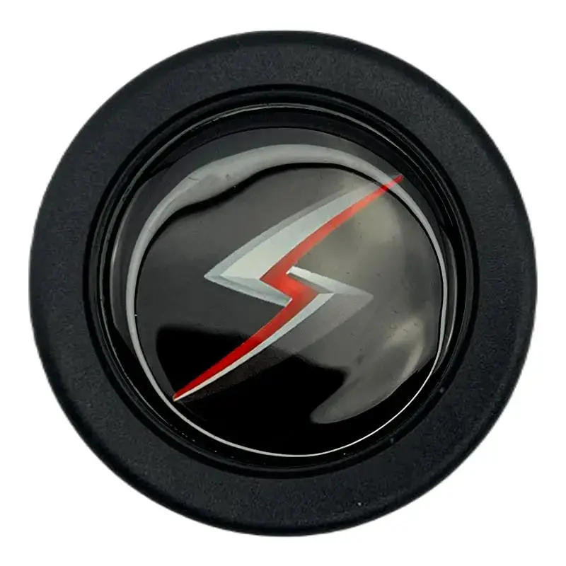 Silvia S Logo Black Horn Button 1