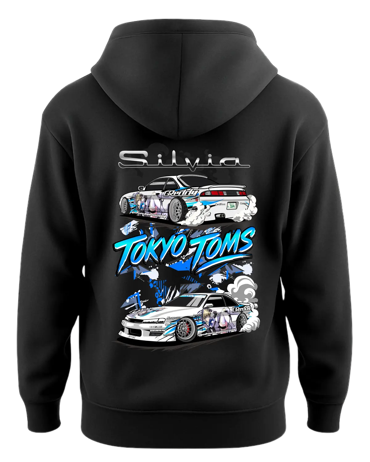 Silvia S14 Itasha Drift Hoodie 1