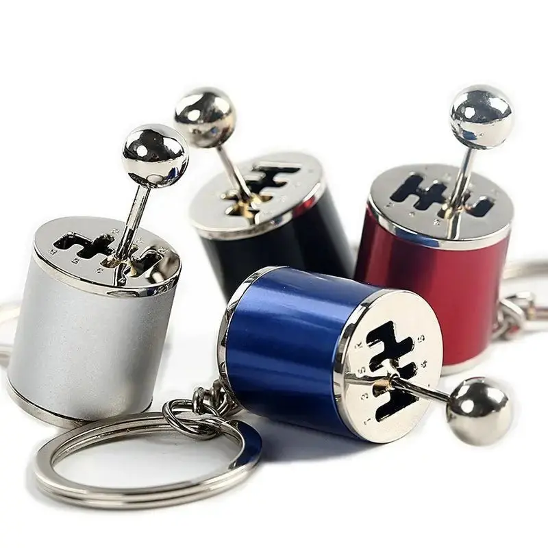 Six Speed Gear Shift Box Shift Knob Keychain 1
