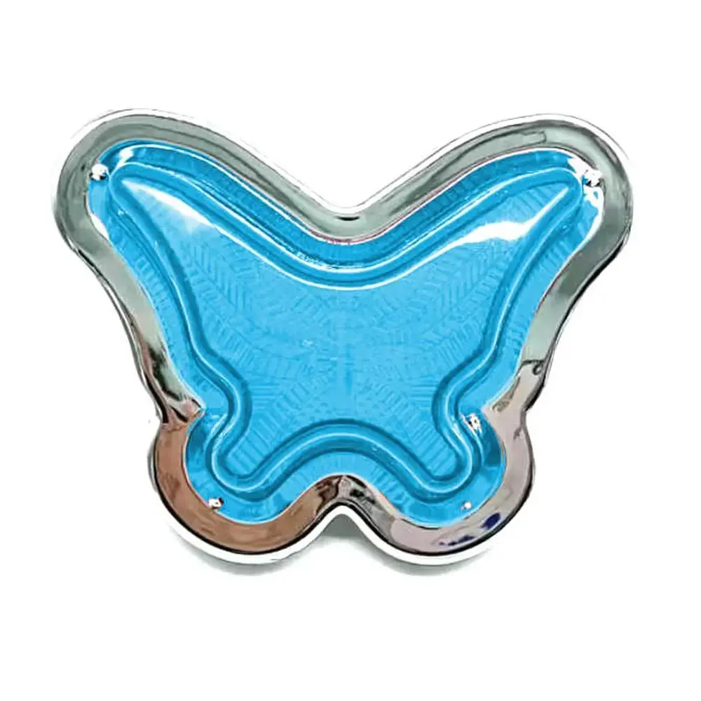 Sky Blue Led Butterfly Shape Side Marker Indicators (Pair) 1
