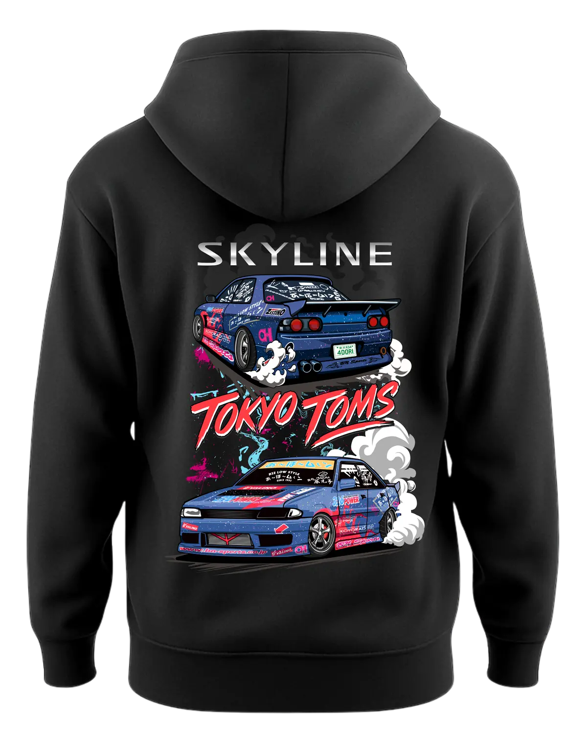 Abomoon Drift Team R32 Skyline Hoodies 1
