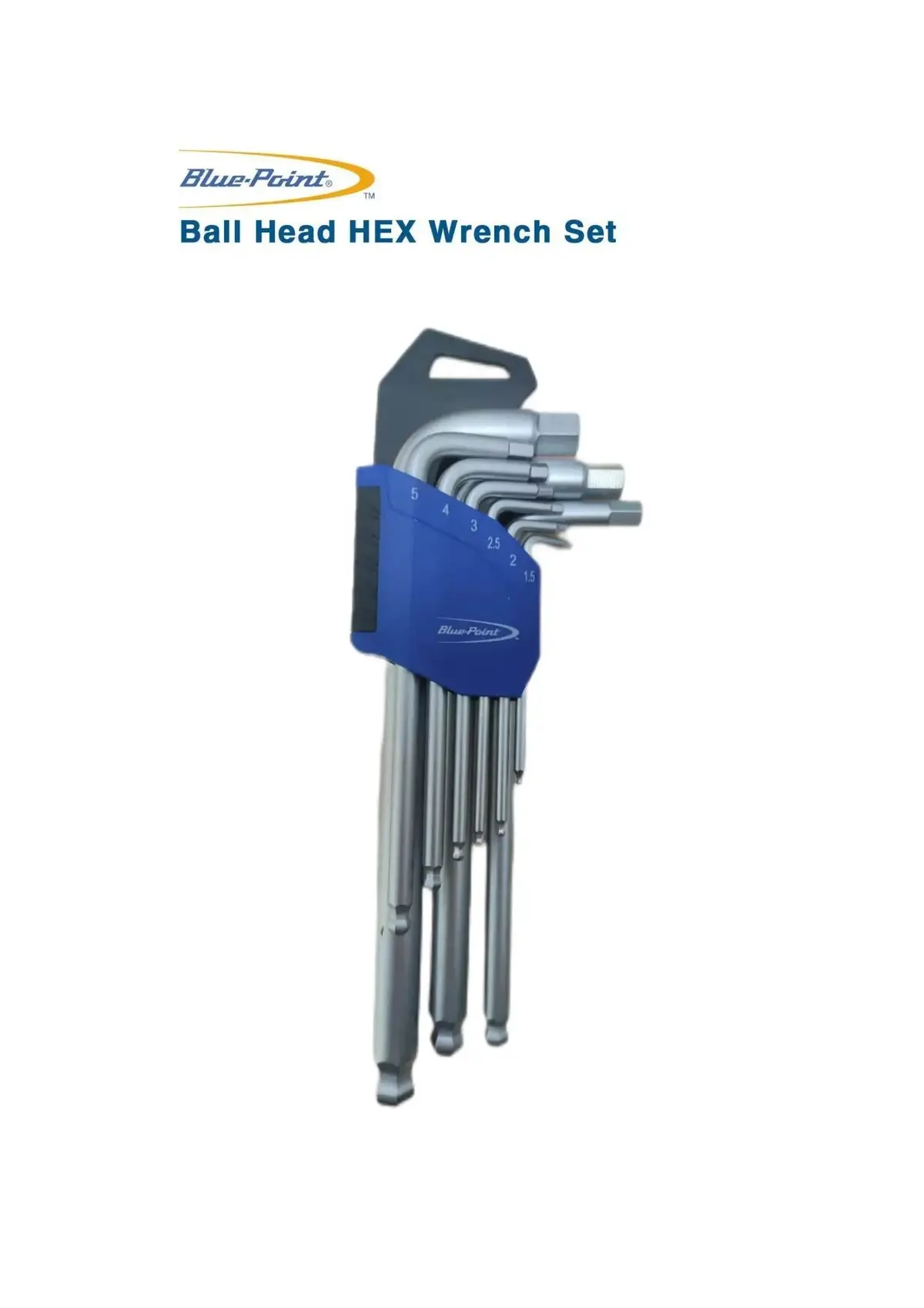 Blue-Point Blpc9lbhksp Ball Head Hex Wrench Set / Snap-On Group Maintenance Hex Tool 1
