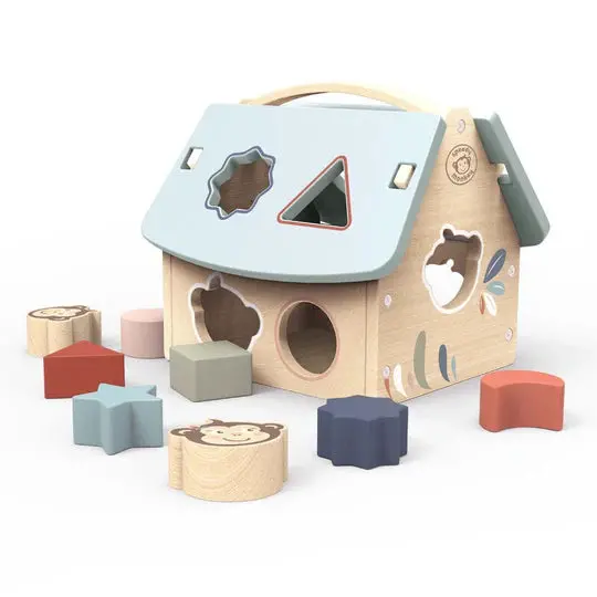 House Shape Sorter With 8 Blocks 1