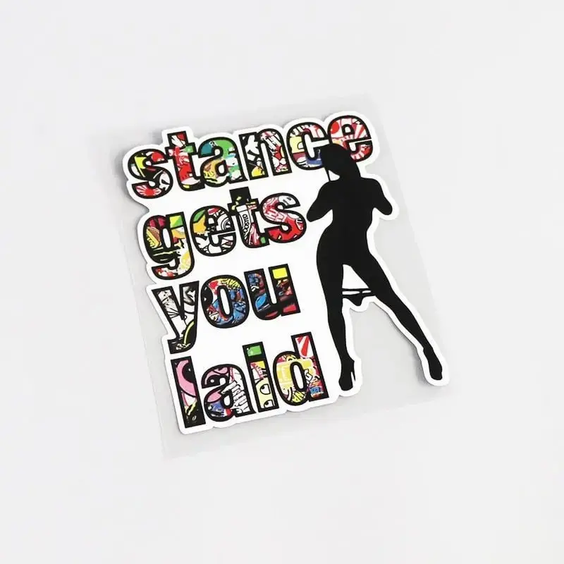 Stance Gets You Laid Sticker 1