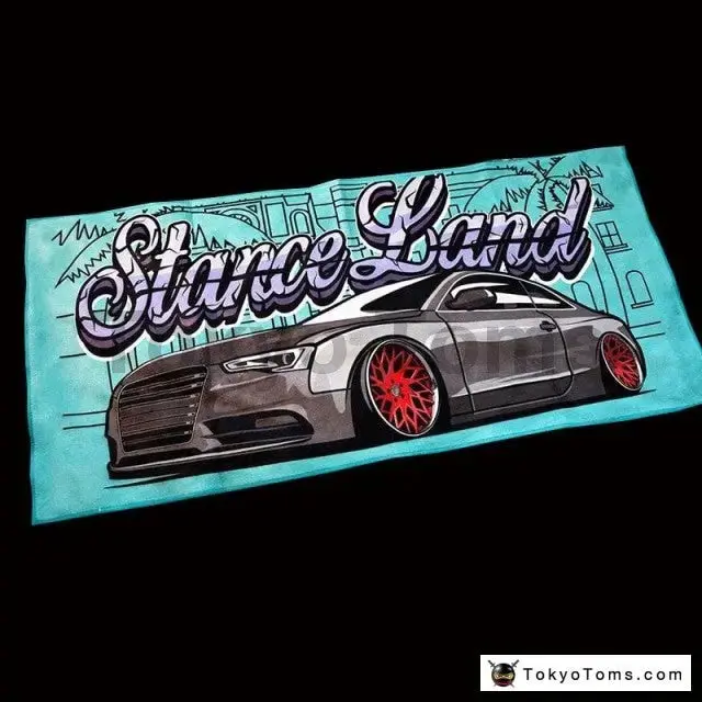 Stance Land Audi Car Towel 75Cm X 35Cm 1