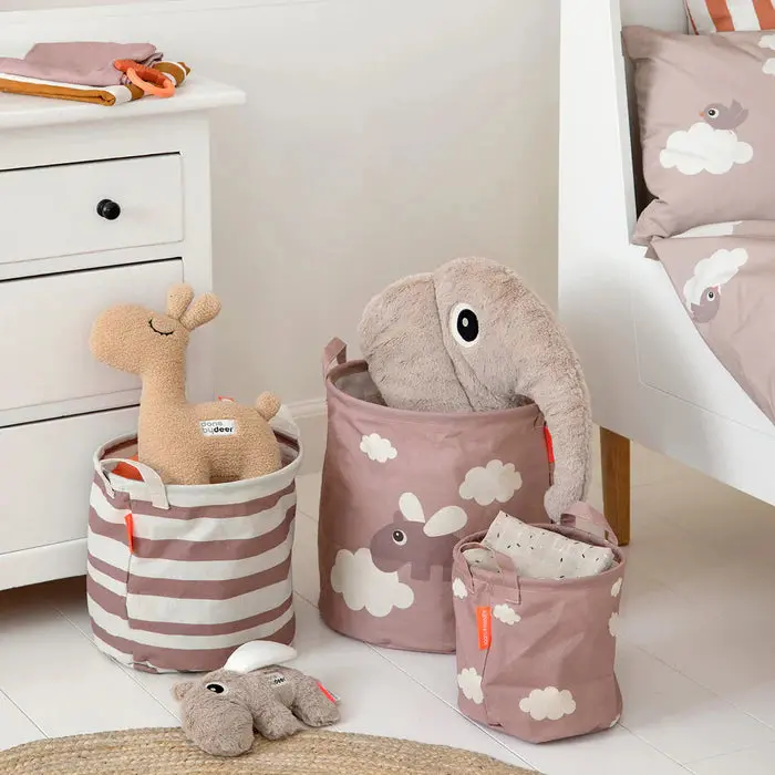 Storage Basket Set 3 Pcs - Happy Clouds Various Colours 1