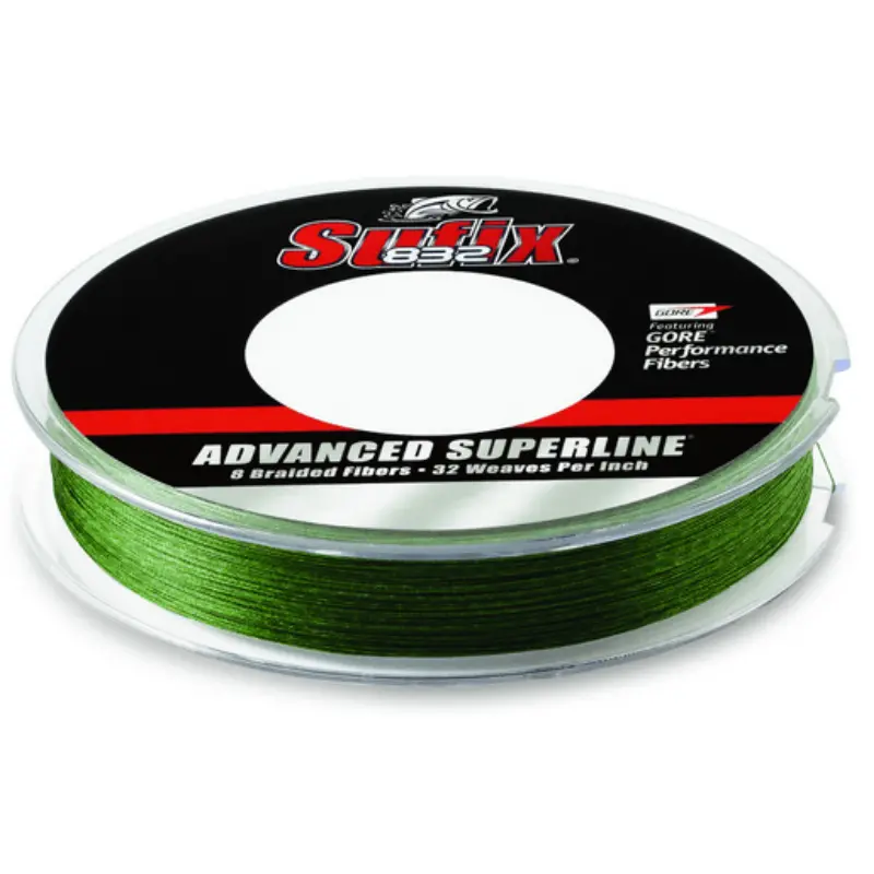 Sufix 832 Advanced Superline Braid Fishing Line - Low Vis Green - 150 Yd 1