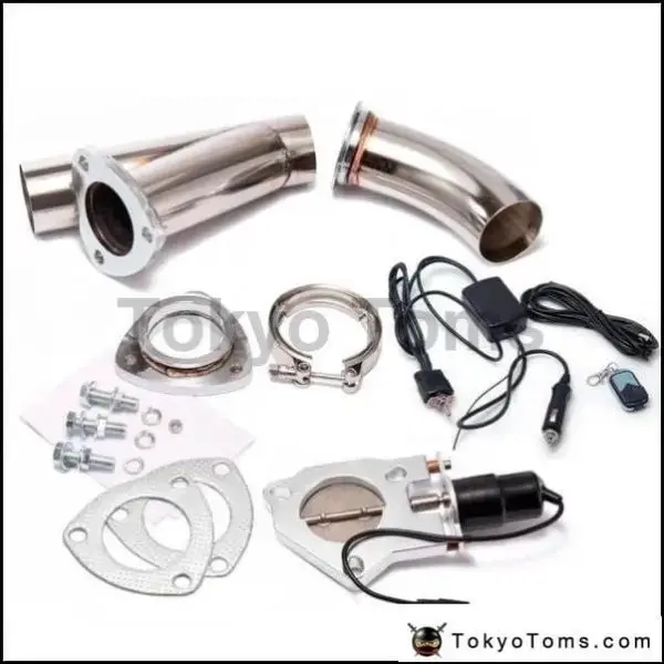 2.25" Elextric Exhaust Dump Cutout Y-Pipe/E-Cut Out W/Switch Bypass Valve System Kit +Remote For Bmw 520I F10 1