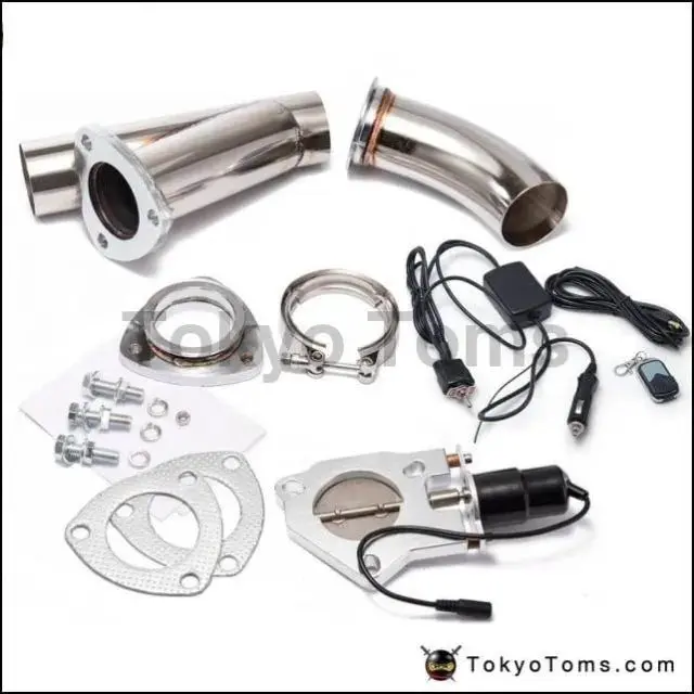 2.5" Elextric Exhaust Catback Cutout/E-Cutout W/Switch Valve System Kit+ Remote For Bmw E34 1