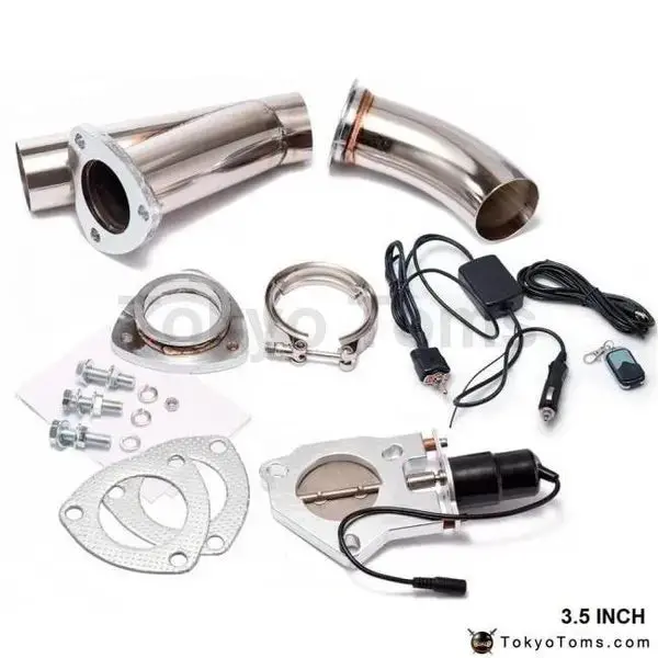 3.5" Elextric Exhaust Catback Cutout/E-Cutout W/Switch Valve System Kit+ Remote For Bmw Mini Cooper 1