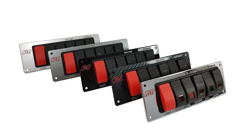 Krpe-Sd-Spd-8-Ci – K&R Performance Super Duty Wiring Kit With Carbon Illusion Faced Switch Panel 2