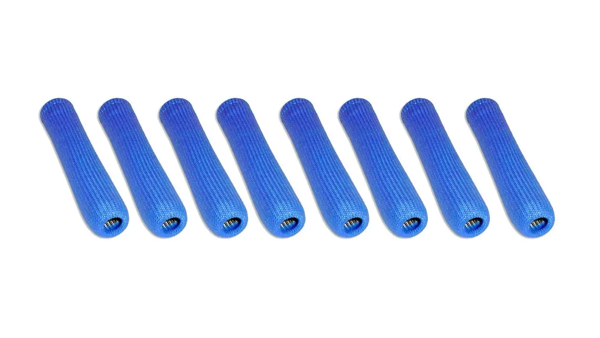 Blue Fire Sleeve Plug Boots Set Of 8 1