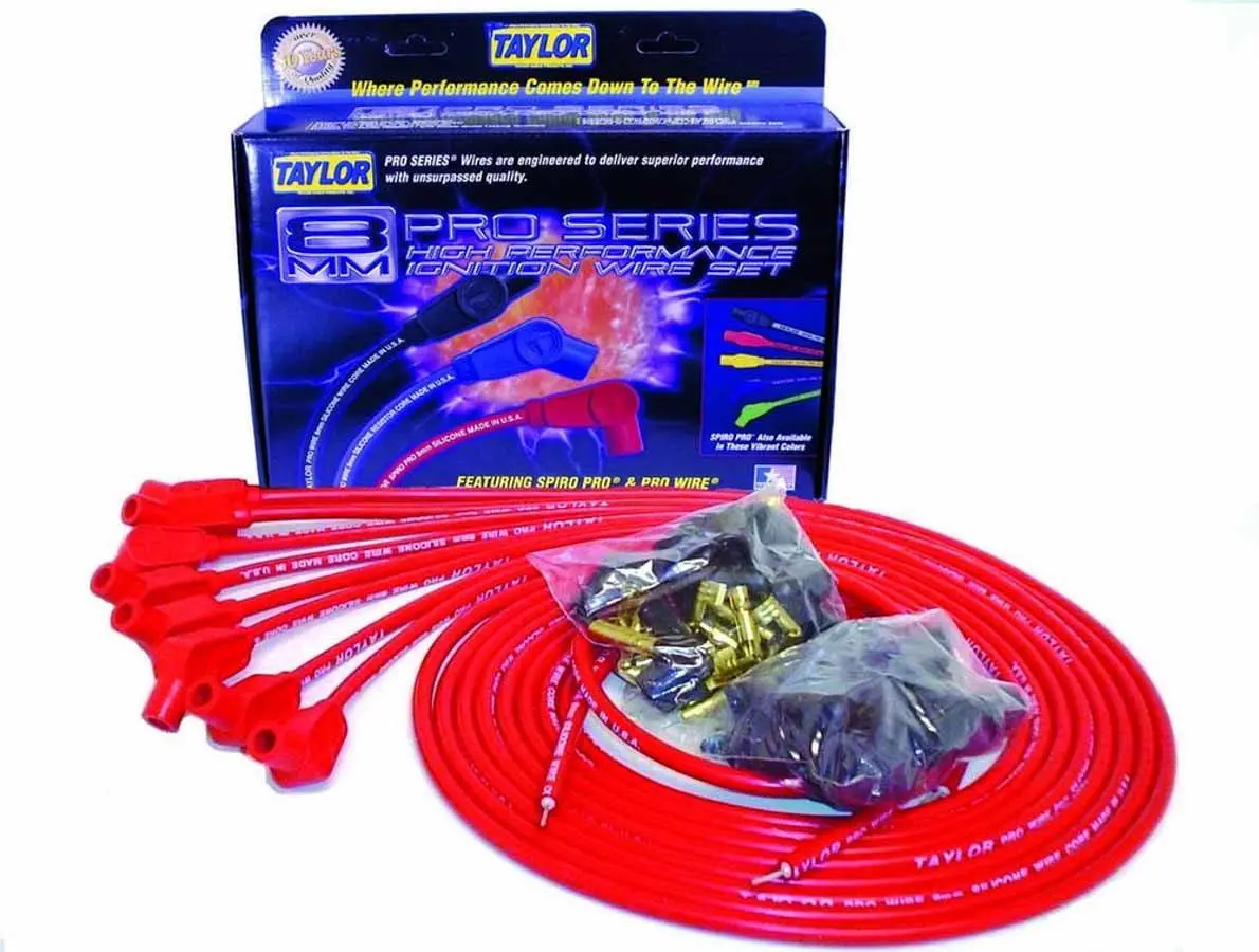 Taylor 8Mm Red Pro Wire 135 Deg 1