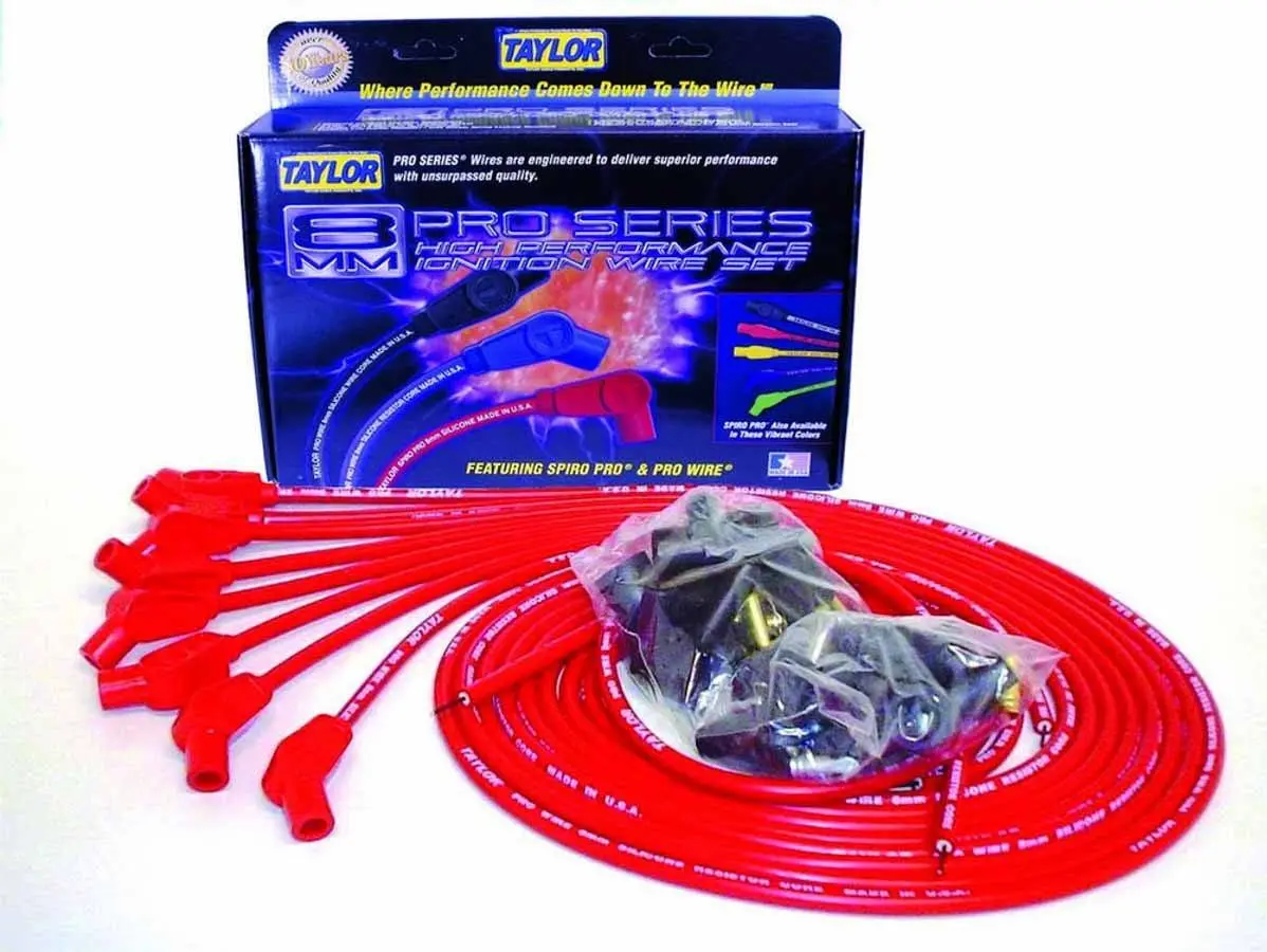 Taylor 8Mm Red Pro Wire 135 Deg 1