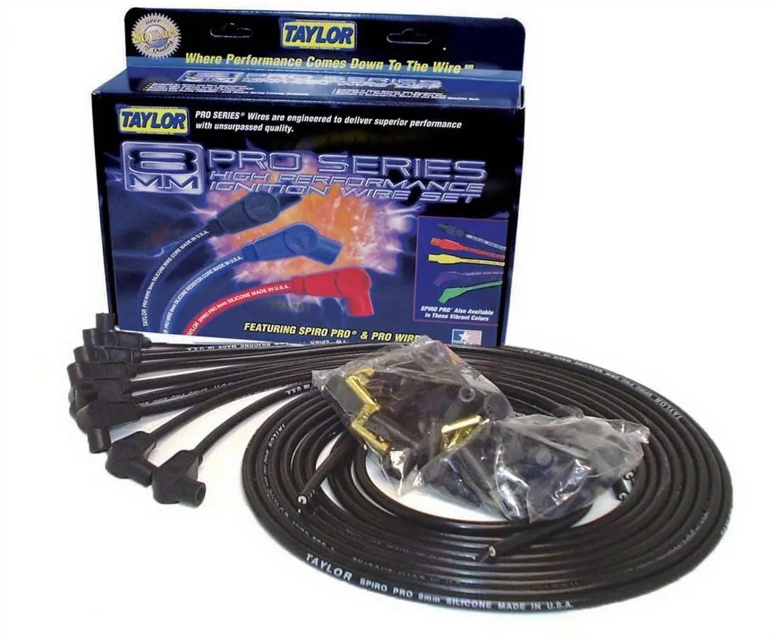 Taylor 8Mm Pro Wire 90 Degree Black 1
