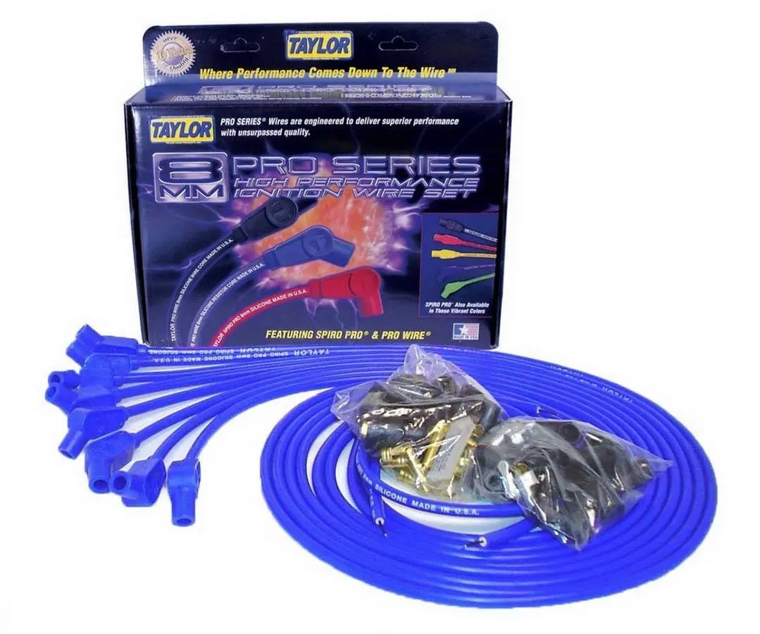 Taylor 8Mm Blue Spiro-Pro Wires 1