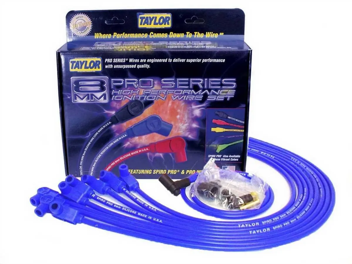 Taylor Race-Fit Spiro-Pro Plug Wire Blue Sbc Hei 1