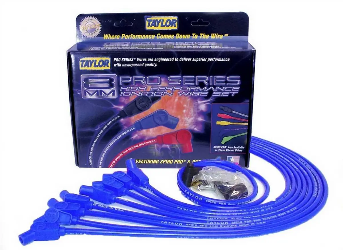Taylor Bbc 8Mm Pro Race Wires- Blue 1