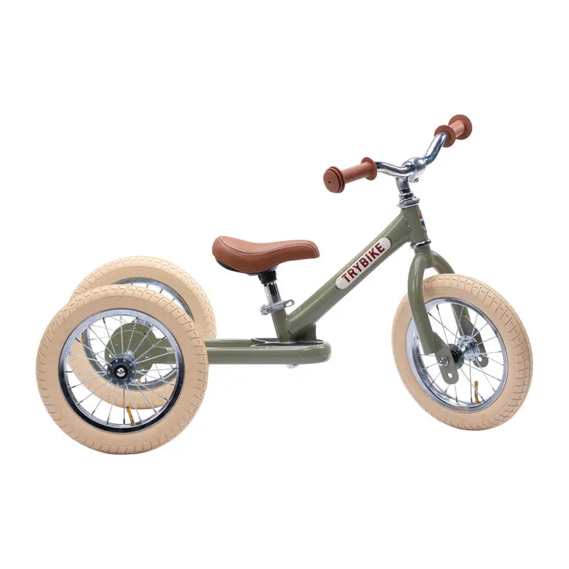 Vintage 2 In 1 Steel Balance Bike Various Colours 2